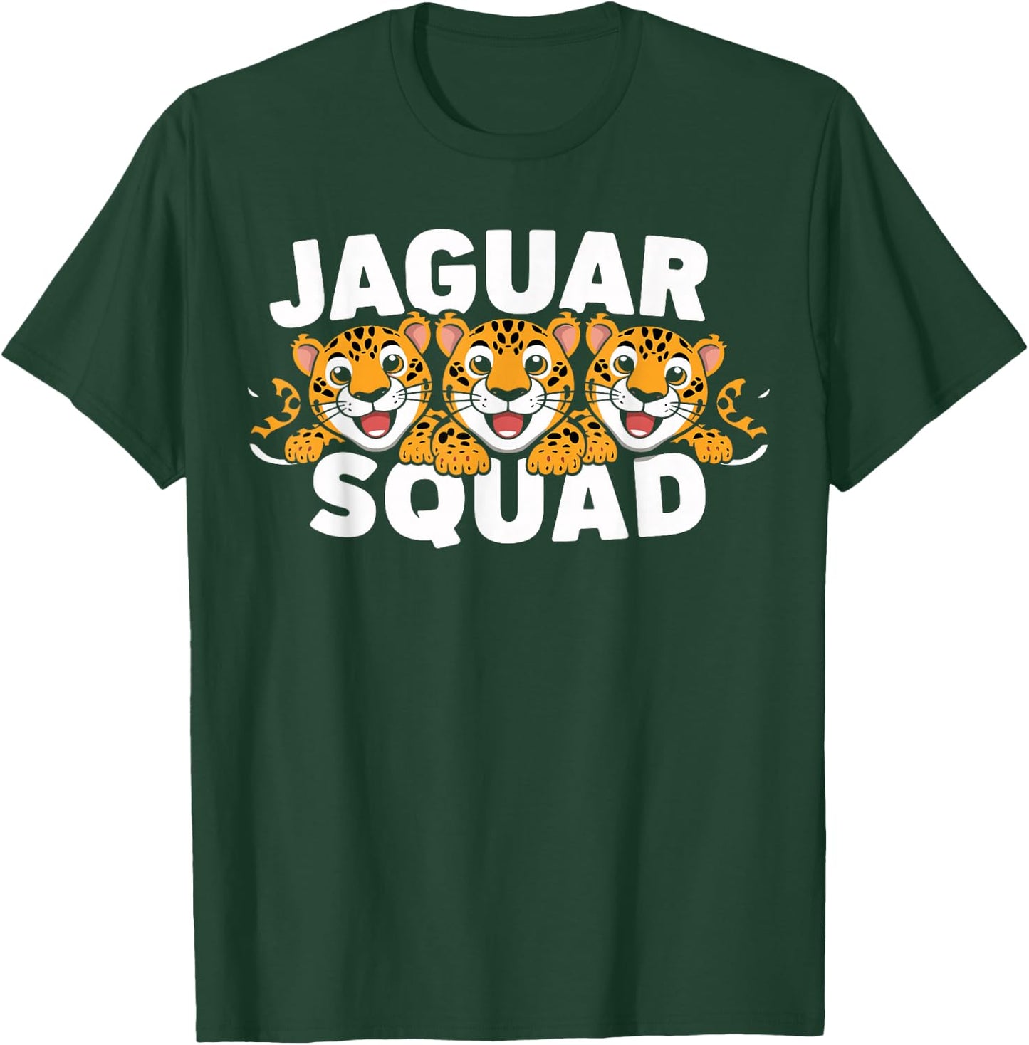 Jaguar Squad Design for Jaguar Lover Stuff | Cool Jaguar T-Shirt - T-Shirt | Forest