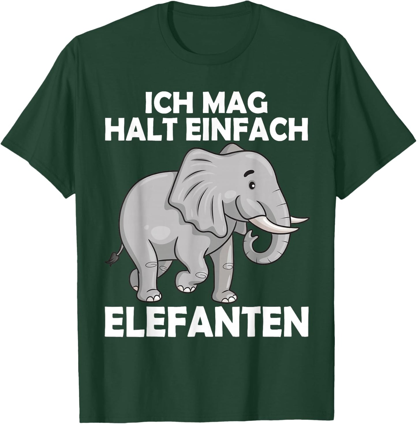 Ich Mag Halt Simple Elephant Sweet Elephant Safari T-Shirt - T-Shirt | Forest