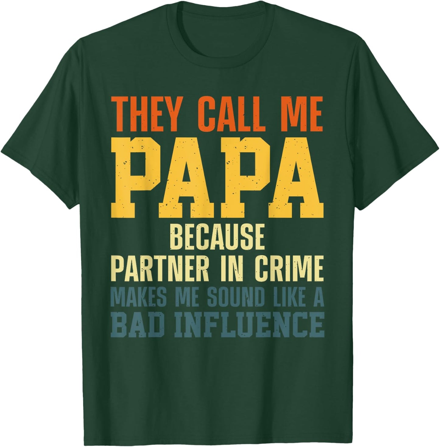 Best Papa Art For Grandpa From Grandkids Father's Day Papa T-Shirt - T-Shirt | Forest