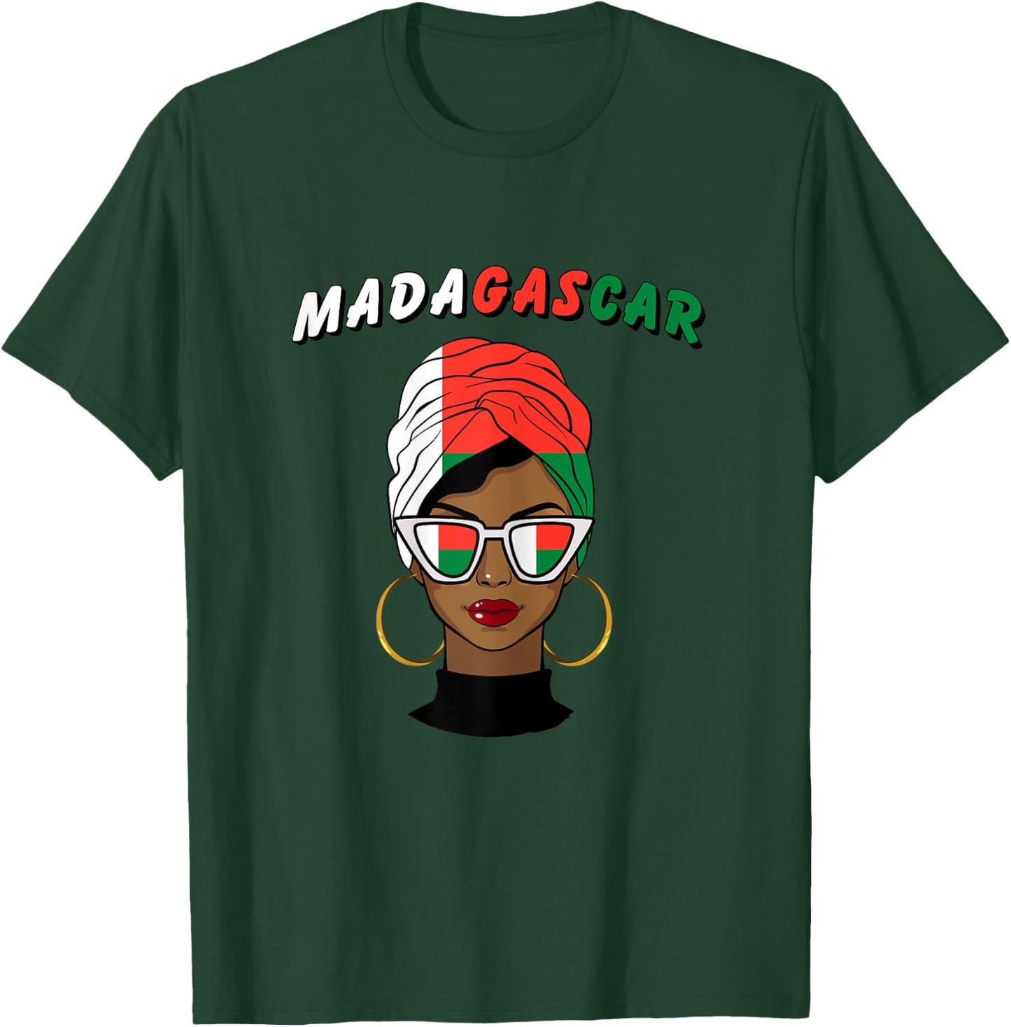 Madagascar, Malagasy flag, Madagascar girl, Malagasy women T-Shirt - T-Shirt | Forest