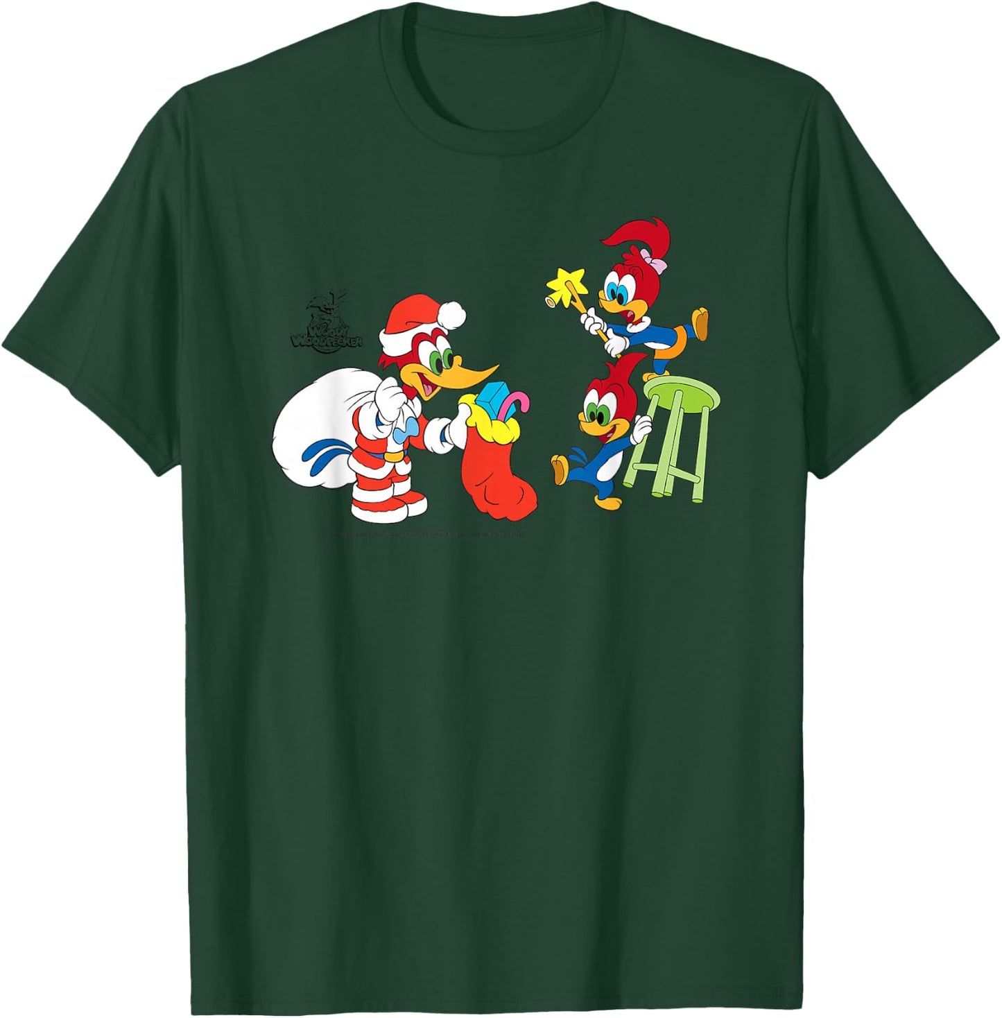 Woody Woodpecker Holiday T-Shirt - T-Shirt | Forest