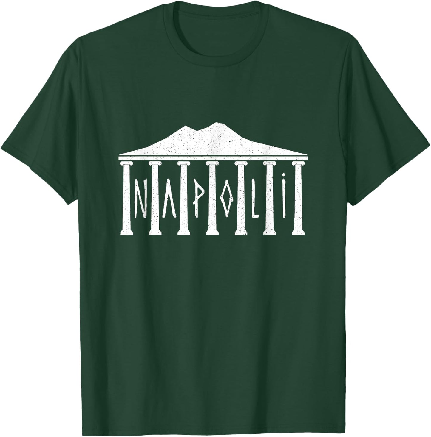 Ruins Of Pompeii Roman Architecture Napoli Italia Souvenir T-Shirt - T-Shirt | Forest