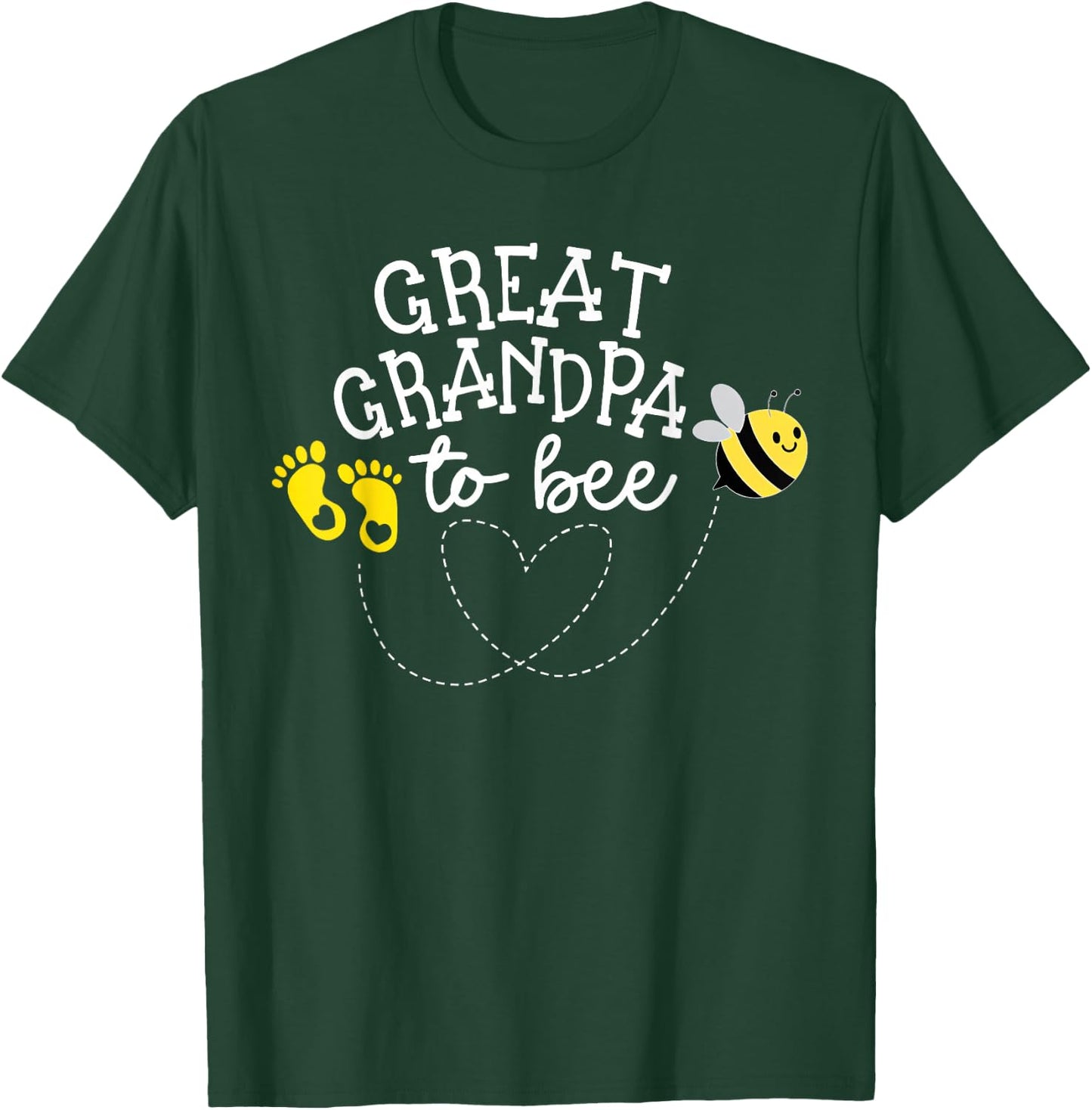 Great Grandpa to Bee Pregnancy Announcement Baby Shower T-Shirt - T-Shirt | Forest