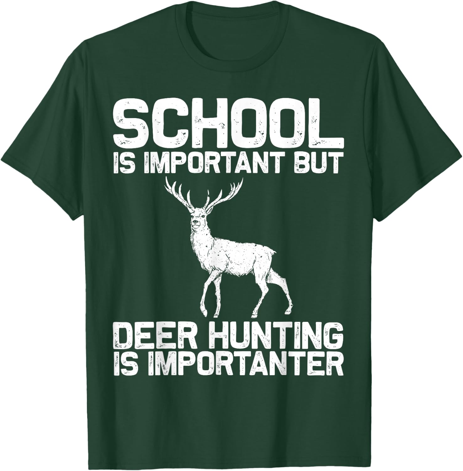 Deer Hunting Design For Boys Men Deer Hunter Deer Hunting T-Shirt - T-Shirt | Forest