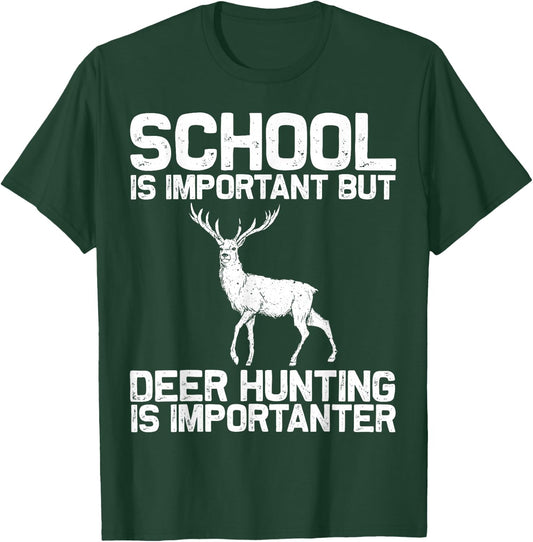 Deer Hunting Design For Boys Men Deer Hunter Deer Hunting T-Shirt - T-Shirt | Forest