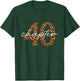 40th Birthday, Chapter 40, Leopard Print , Black, S T-Shirt - T-Shirt | Forest