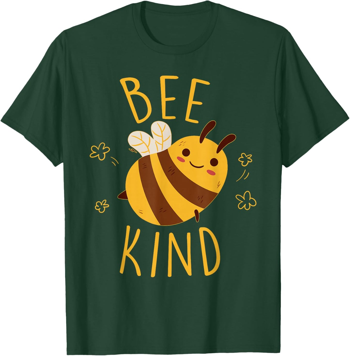 Cute Kids Women Bee Kind Kindness T-Shirt - T-Shirt | Forest