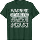 Retired Federal Employee - Funny Hatch Act Retirement Meme T-Shirt - T-Shirt | Forest