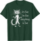 Cat It's Fine I'm Fine Everything Is Fine Funny Men Women Girls Kids T-Shirt - T-Shirt | Forest
