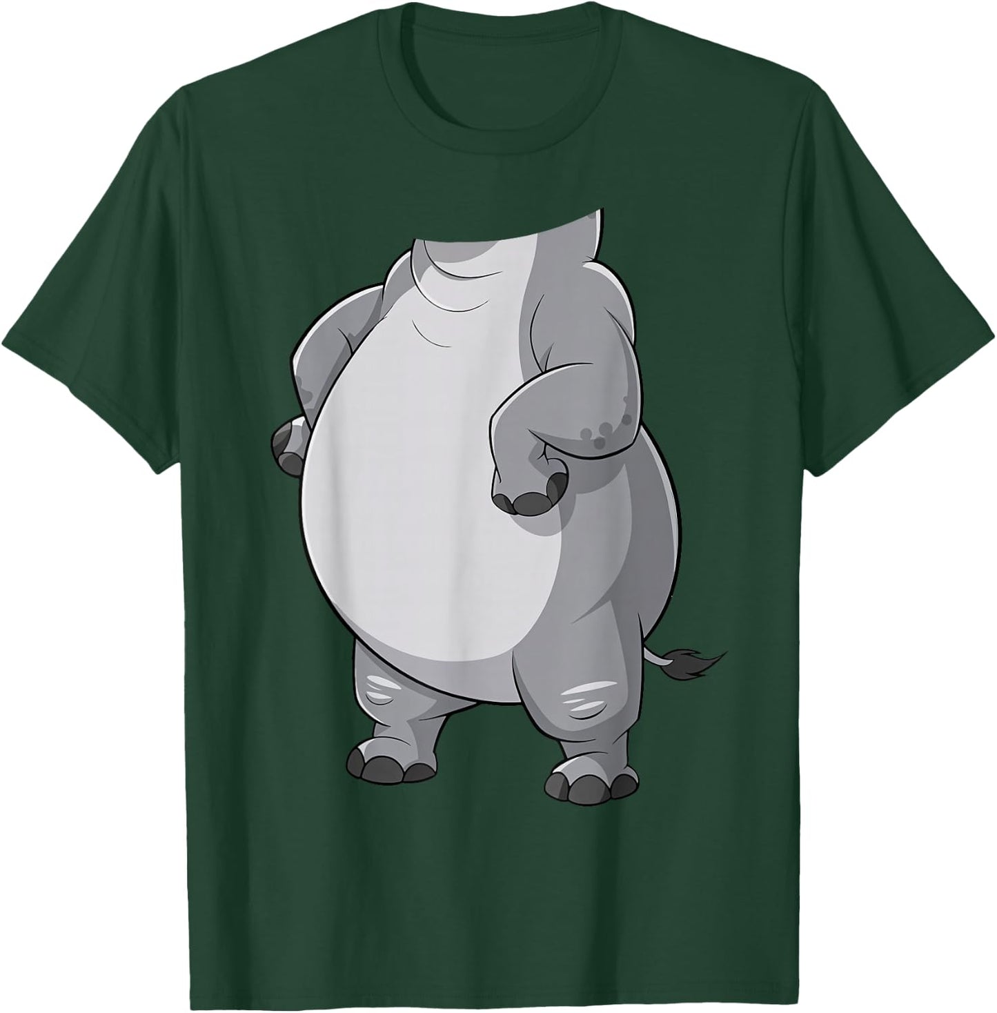 Hippo Shirt Adult Children Men Women Hippo Costume , gray T-Shirt - T-Shirt | Forest