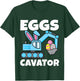 Kids Boys Easter Eggs Cavator Bunny Excavator Toddler Eggscavator T-Shirt - T-Shirt | Forest