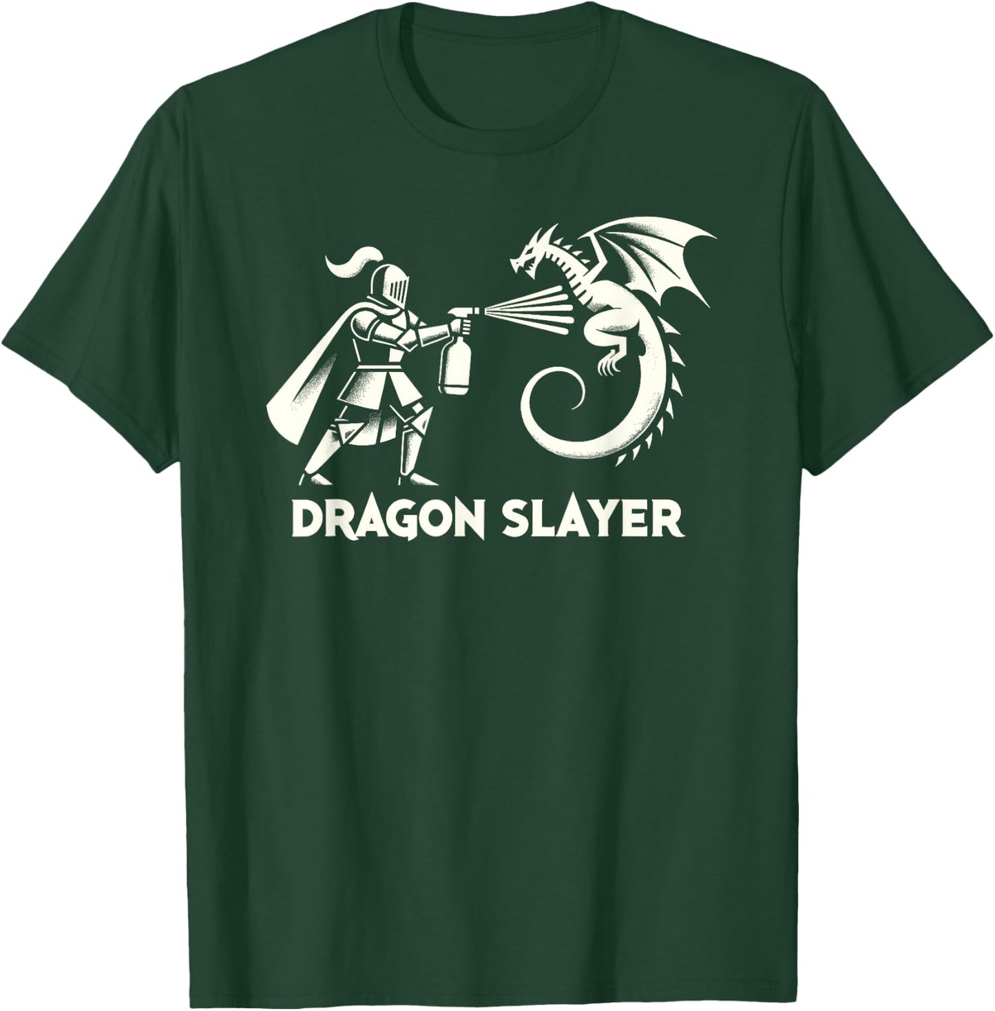 Dragon Slayer Knight Ren Faire LARP, Renaissance Festival T-Shirt - T-Shirt | Forest