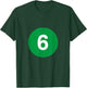 Six T-Shirt - T-Shirt | Forest