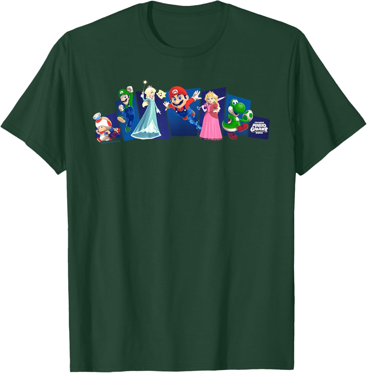 The Super Mario Galaxy Movie Heroes In Action T-Shirt - T-Shirt | Forest