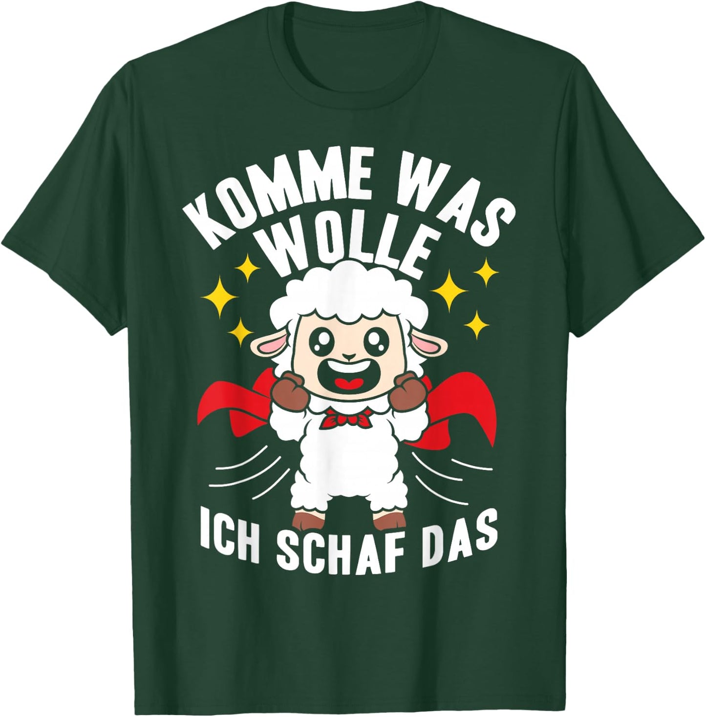 KOMME WAS WOLLE ICH Schaf DAS Funny saying sheep T-Shirt - T-Shirt | Forest