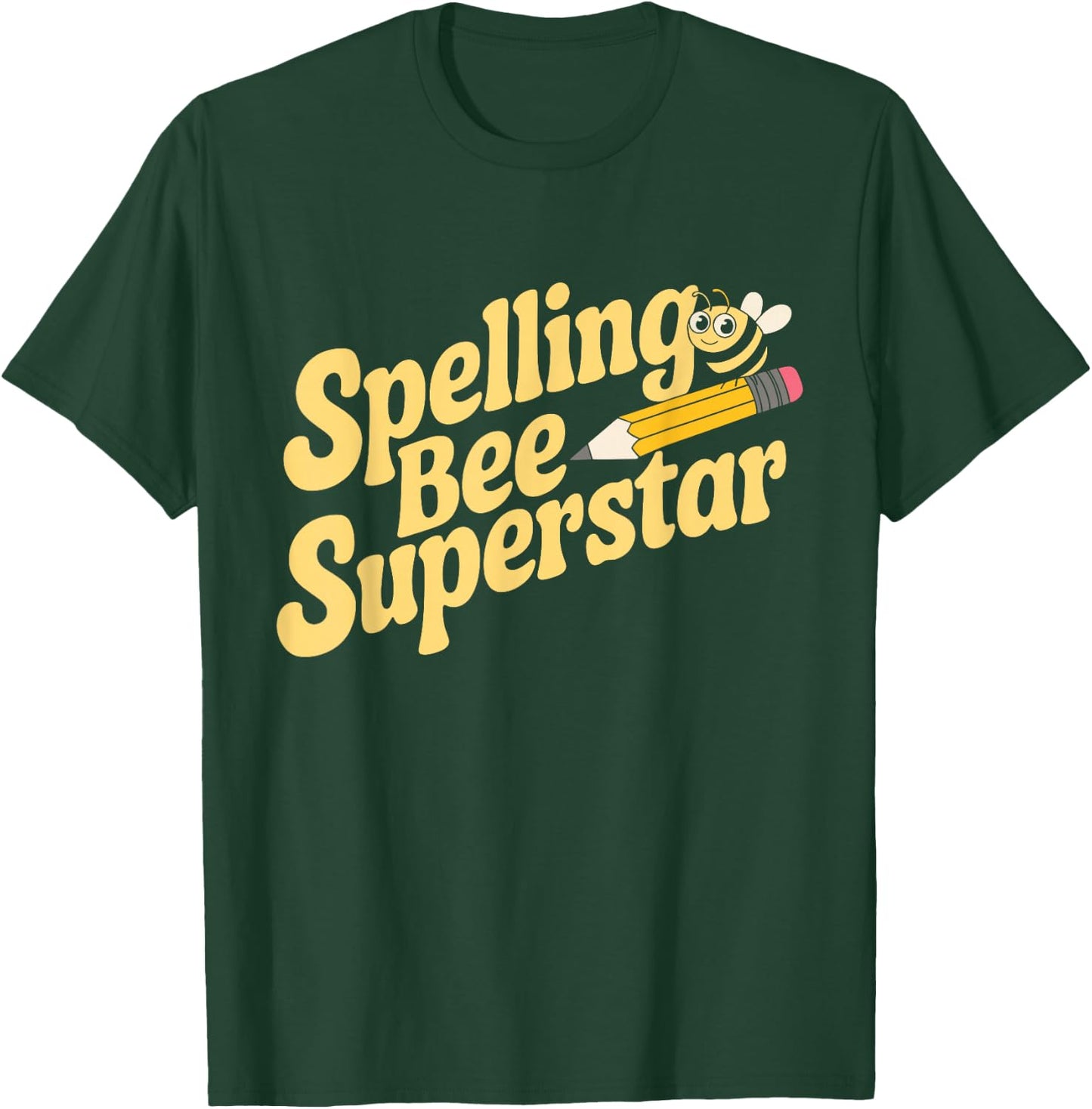 Spelling Bee Humour Spelling Champion Word Nerd Spelling T-Shirt - T-Shirt | Forest