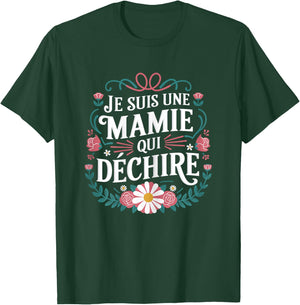 Fete Des Grands Meres Je Suis Une Granny Qui Dechire Granny , Black, Female X-Small T-Shirt - T-Shirt | Forest