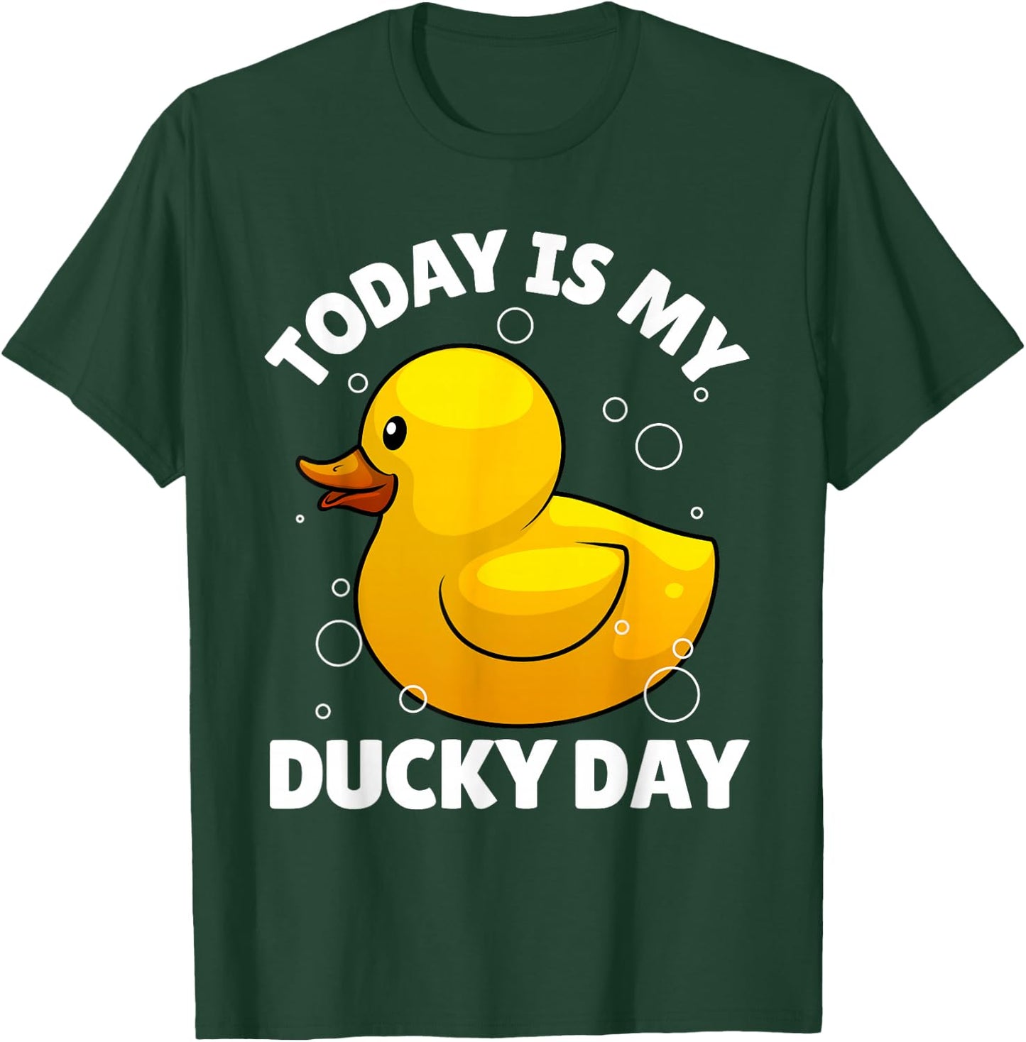 Rubber Duck Art Women Kids Rubber Ducky Duck Lover T-Shirt - T-Shirt | Forest