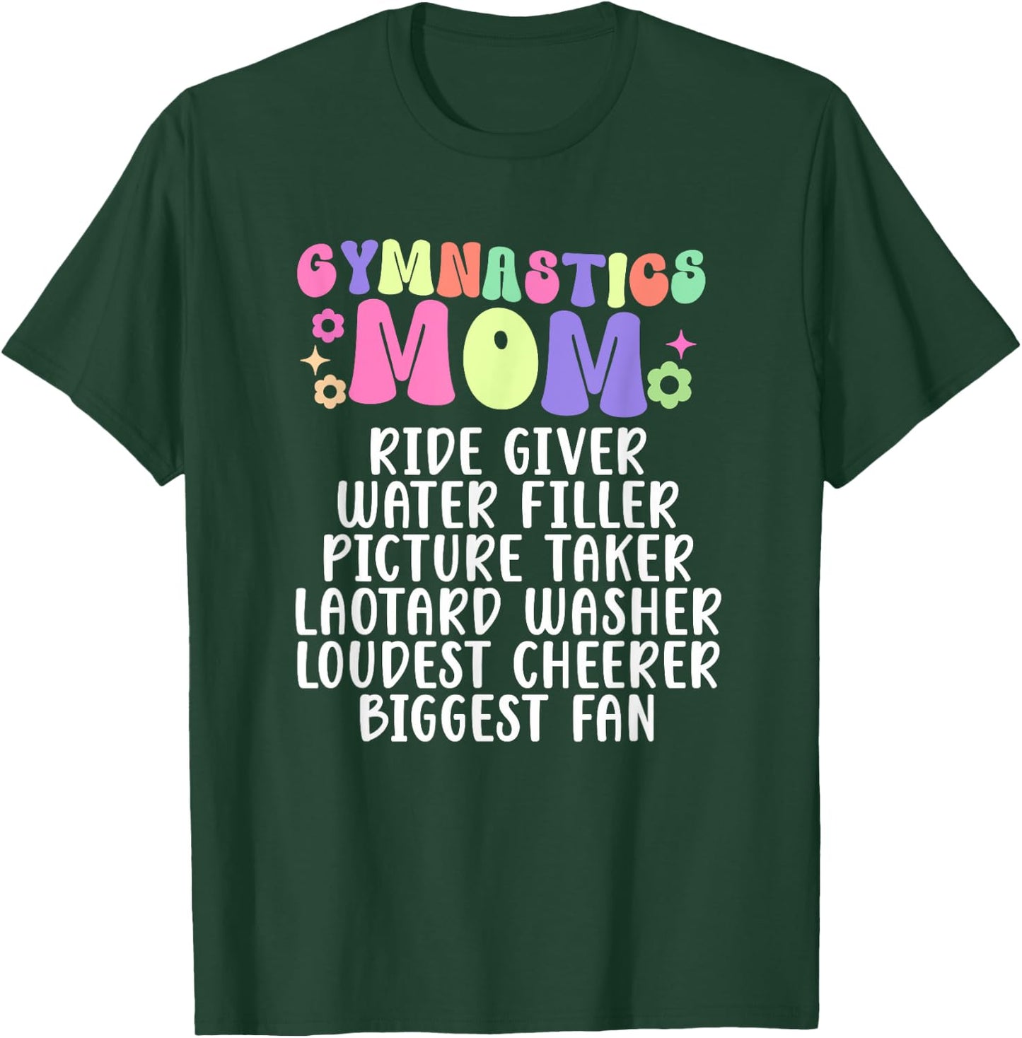 Gymnastics Mom Definition Mom Of A Gymnast Mother T-Shirt - T-Shirt | Forest