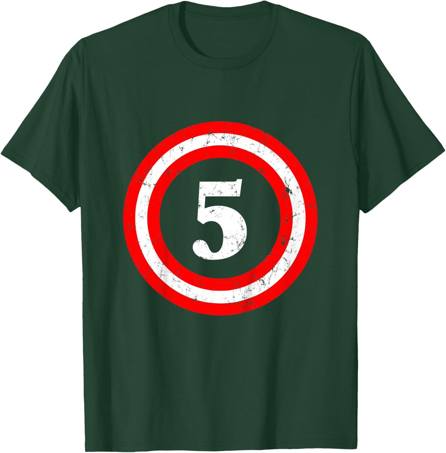 Captain 5th Birthday - Gift Five Years Old Youth Kids T-Shirt - T-Shirt | Forest