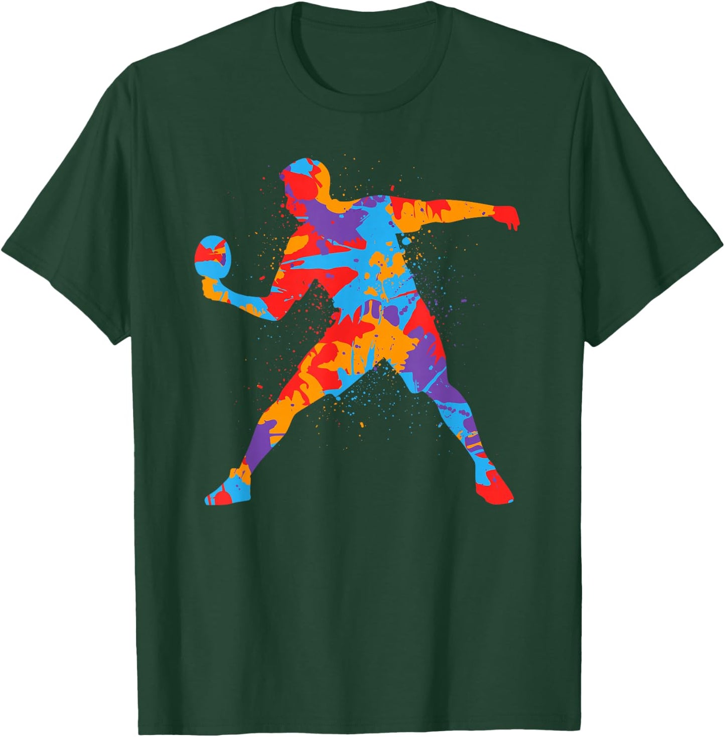 Table Tennis Player Colourful Children's Boys Table Tennis , black T-Shirt - T-Shirt | Forest