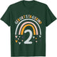 Kids 2 Years Old Boy Girl Rainbow Rainbow 2nd Birthday , black, 80 T-Shirt - T-Shirt | Forest