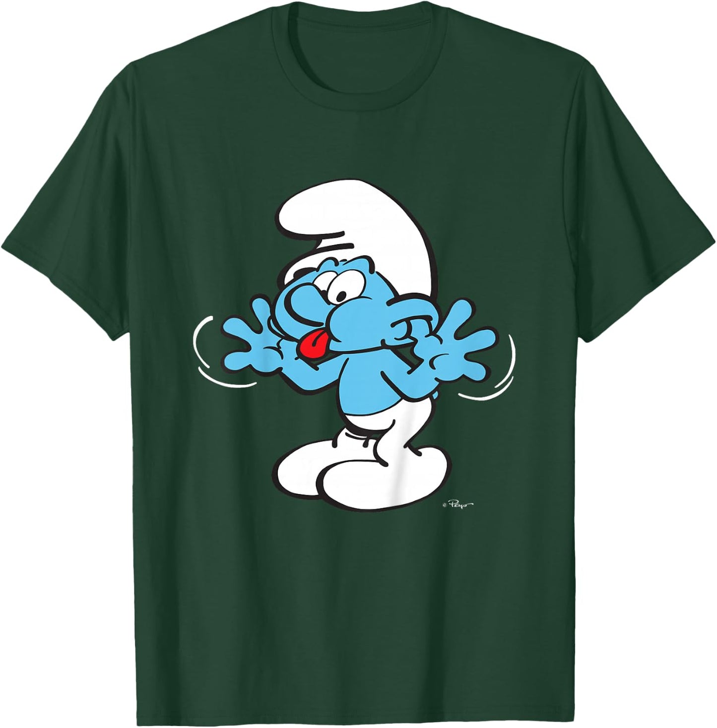Kids The Smurfs Blowing Raspberries Kids , Black, 2 T-Shirt - T-Shirt | Forest