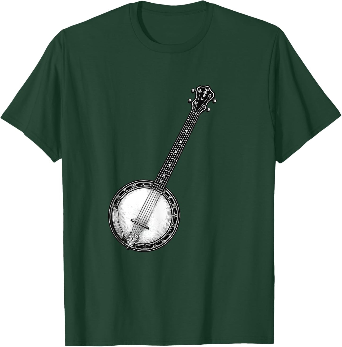 Banjo Shirt Motiv für Banjo Pieler T-Shirt - T-Shirt | Forest