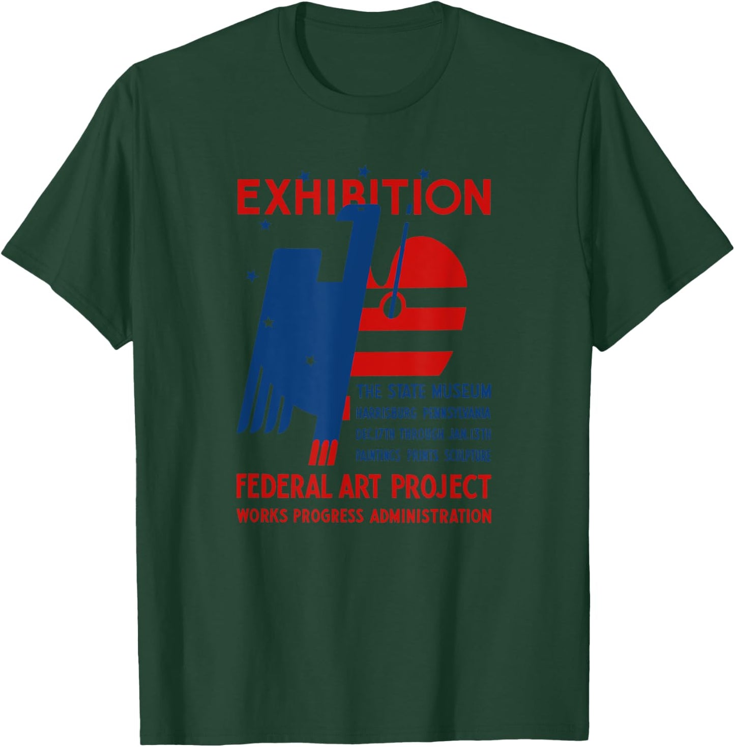 Federal Arts Project - Vintage WPA T-Shirt - T-Shirt | Forest