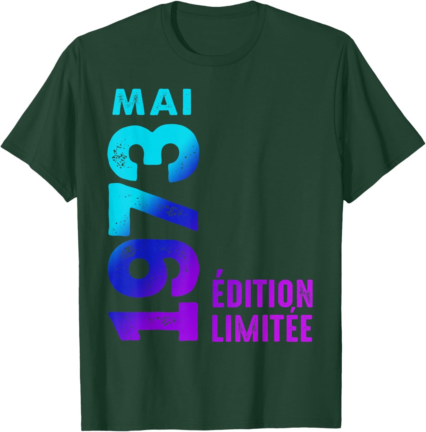 1973 Édition Limitée Mai 1973 T-Shirt - T-Shirt | Forest