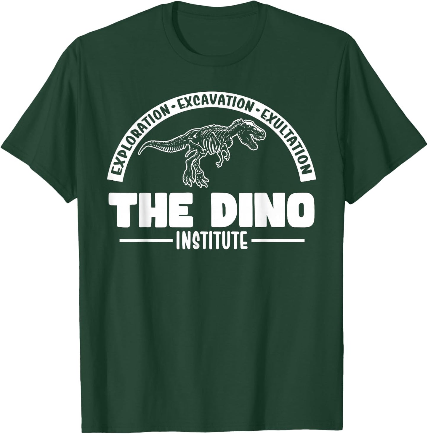Hello There! Lets Go Get That Dino Research Dino Institute T-Shirt - T-Shirt | Forest
