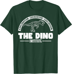 Hello There! Lets Go Get That Dino Research Dino Institute T-Shirt - T-Shirt | Forest