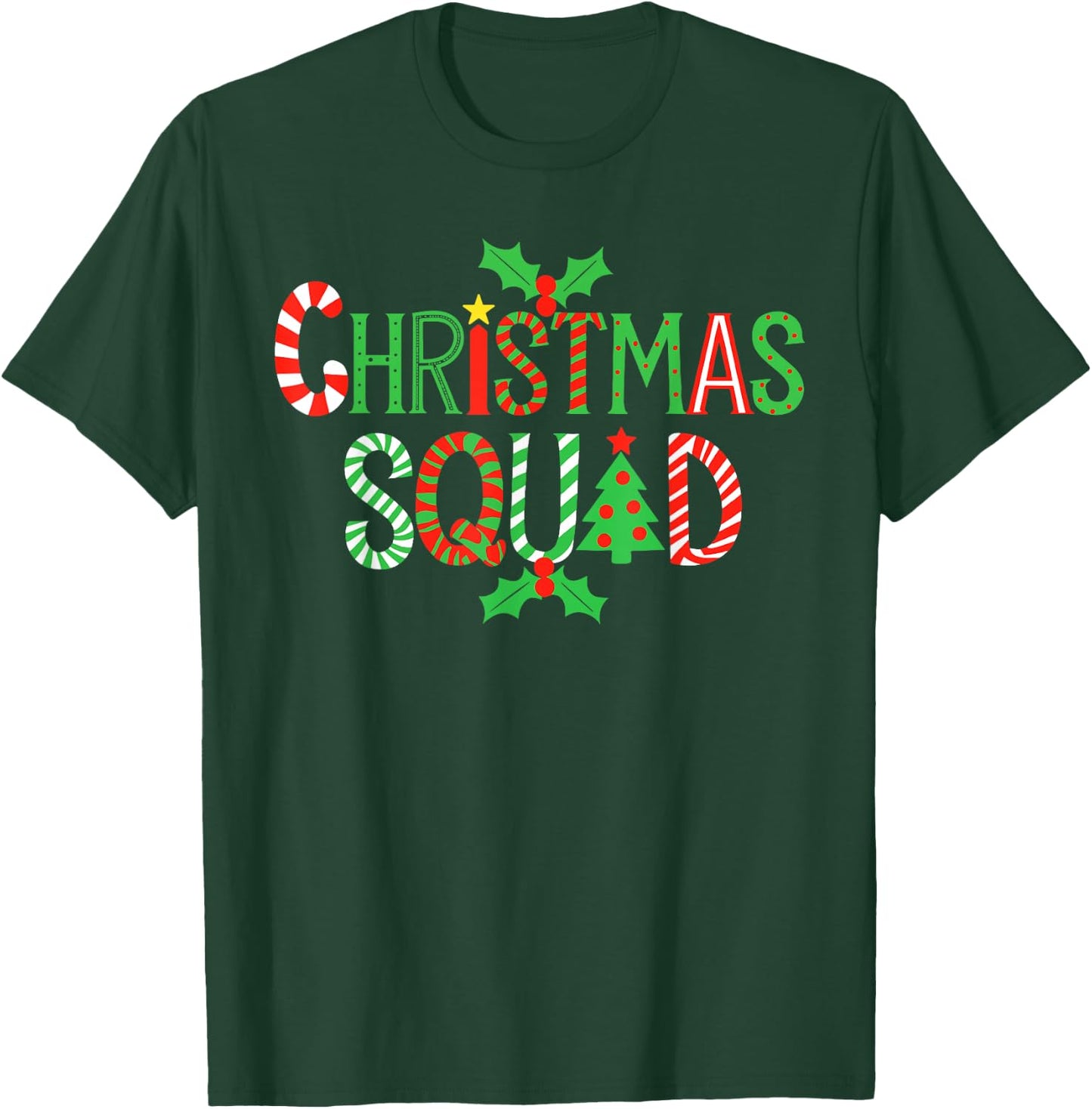 Christmas Squad Shirt Family Adult Kids Christmas Pajamas T-Shirt - T-Shirt | Forest