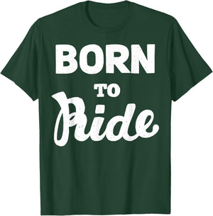 Born To Ride motorcycle rider gift T-Shirt - T-Shirt | Forest