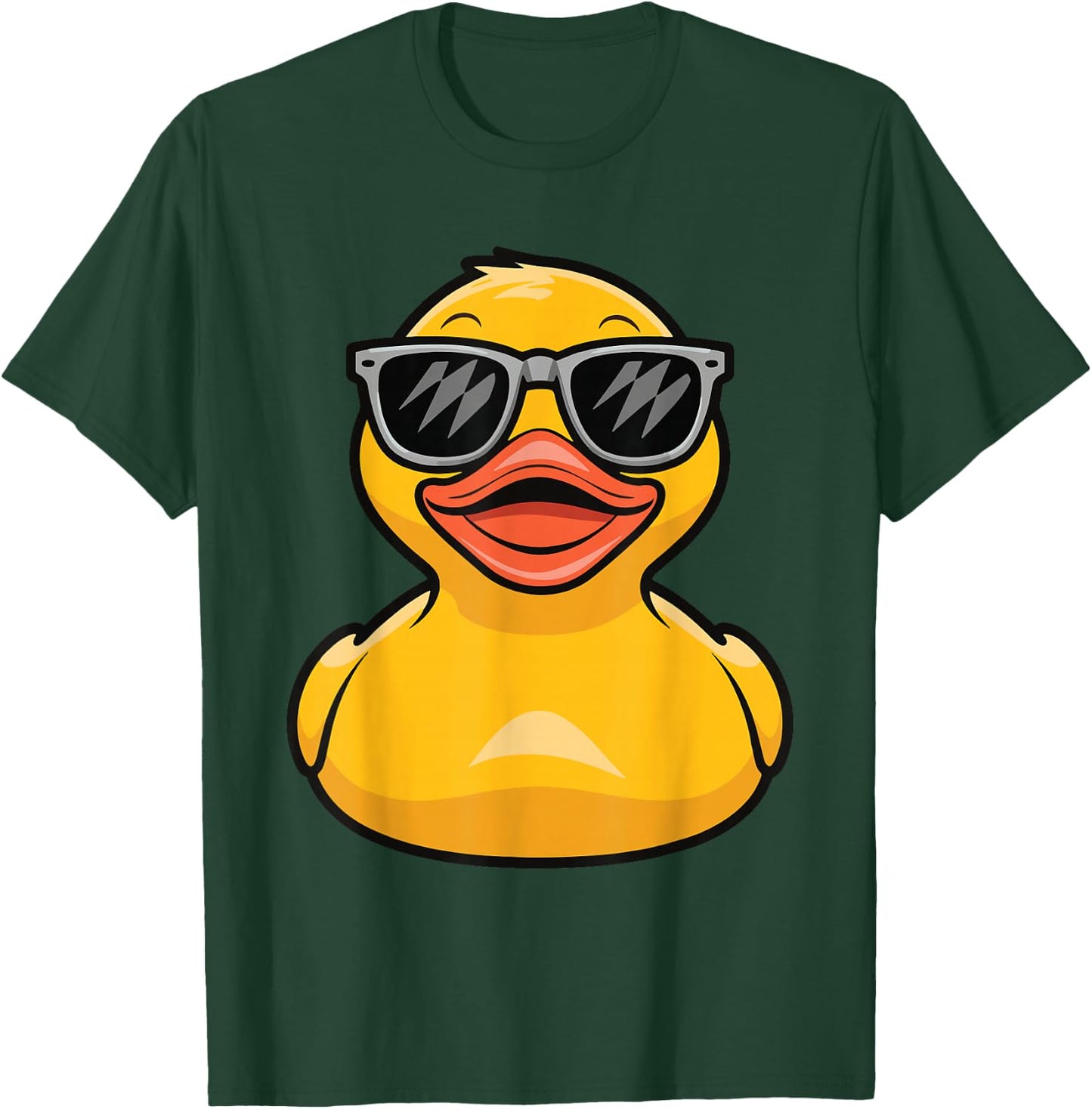Rubber Duck With Sunglasses T-Shirt - T-Shirt | Forest