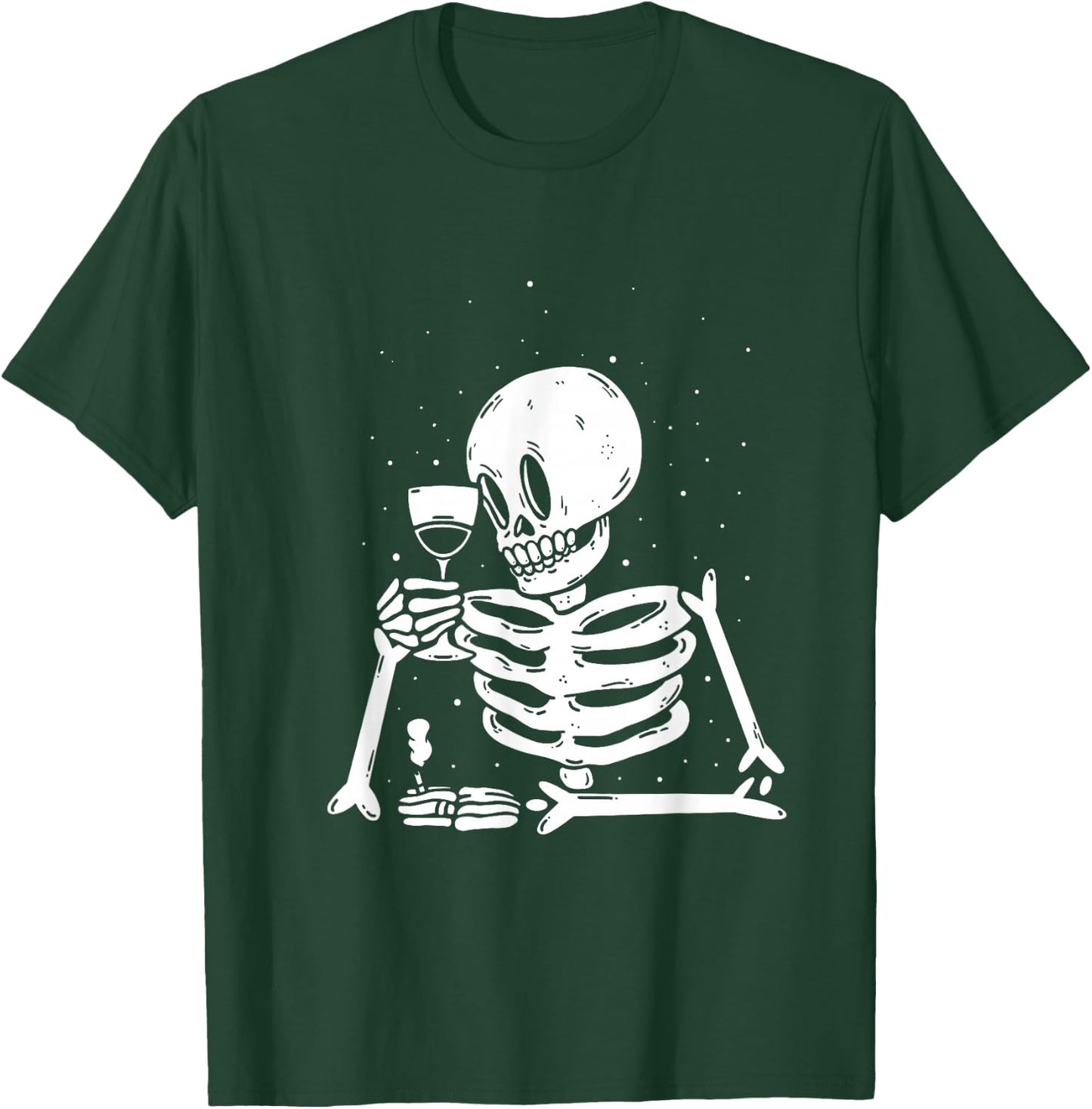 Scary Face Simple Halloween Costume , black T-Shirt - T-Shirt | Forest