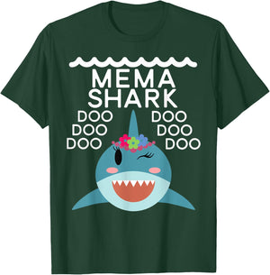 Mema Shark shirt Matching Family Shirts Shark Family T-Shirt - T-Shirt | Forest