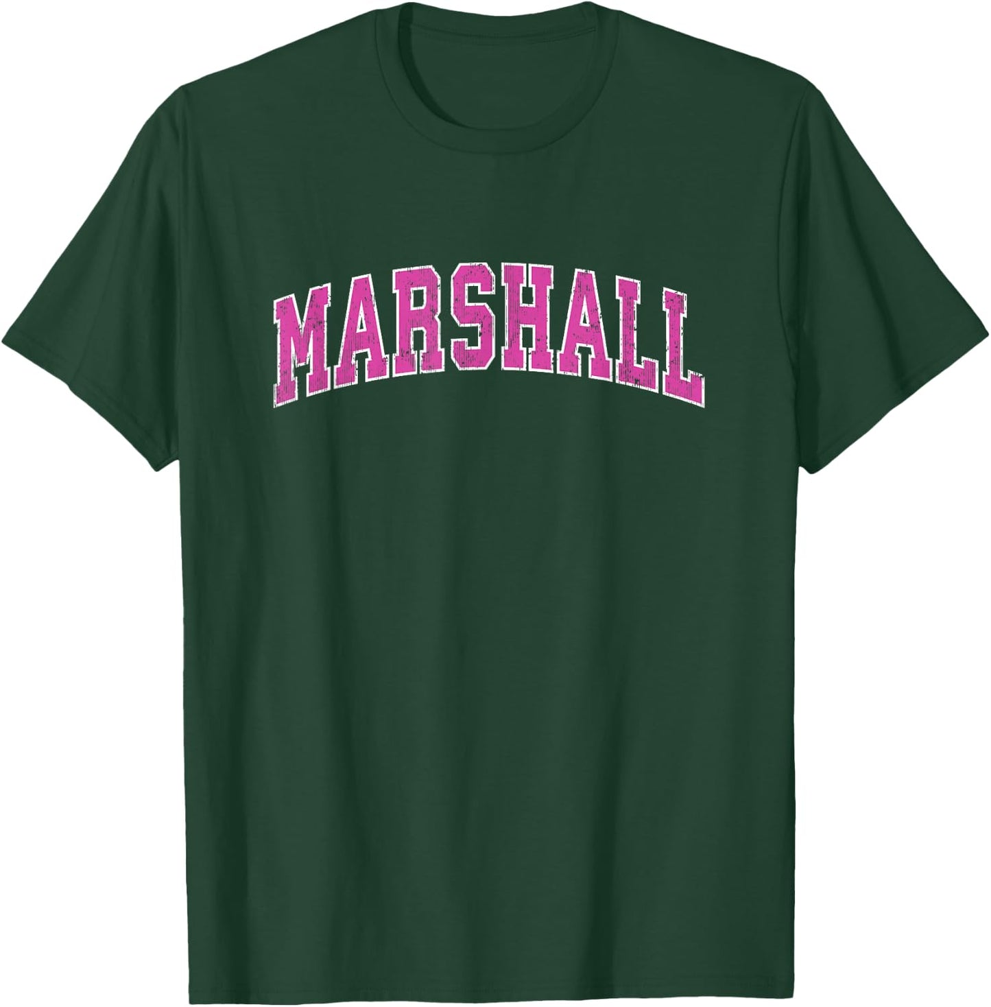 Marshall Minnesota MN Vintage Sports Design Pink Design T-Shirt - T-Shirt | Forest