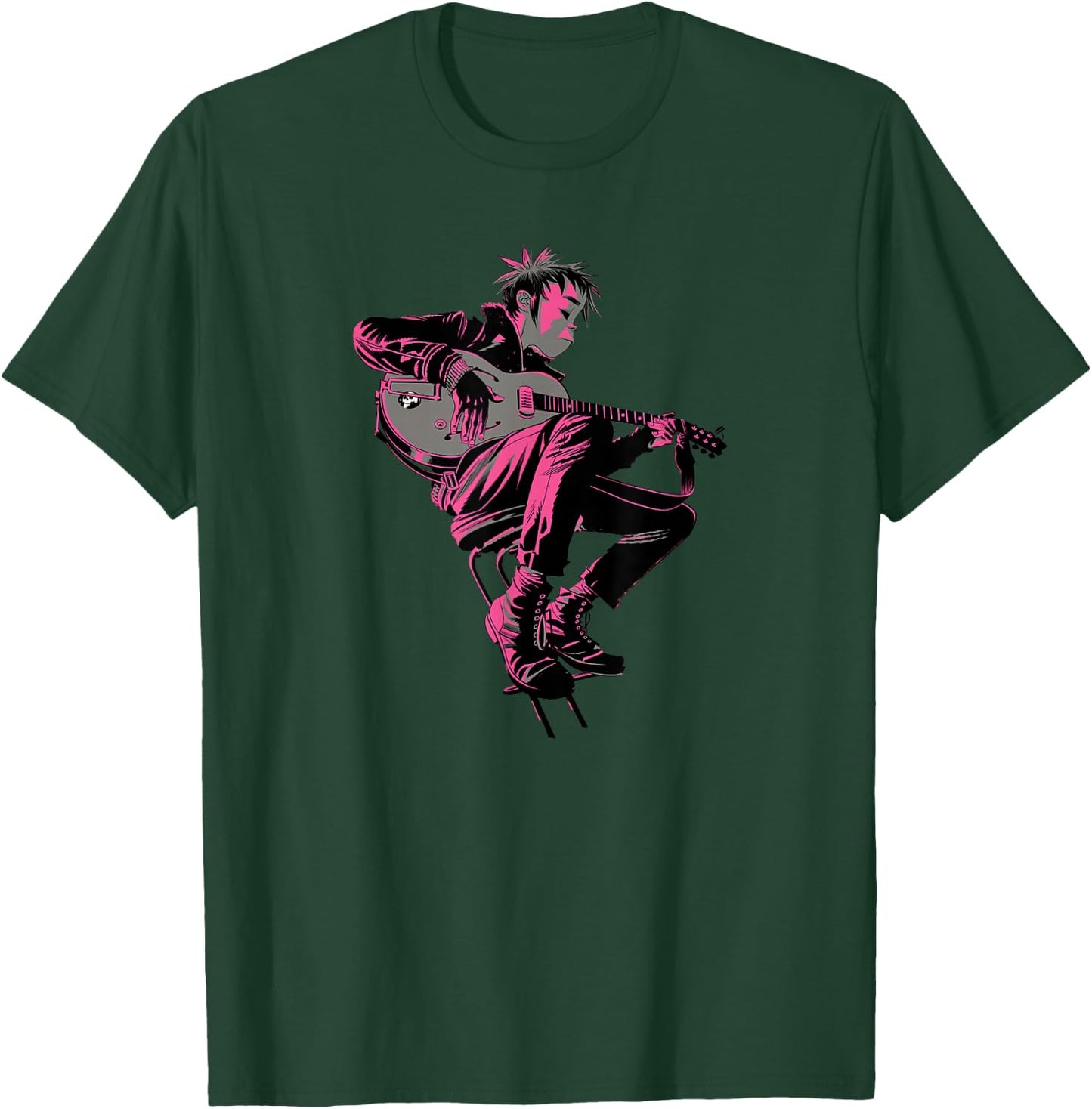 Gorillaz 2D Unwarped , black T-Shirt - T-Shirt | Forest