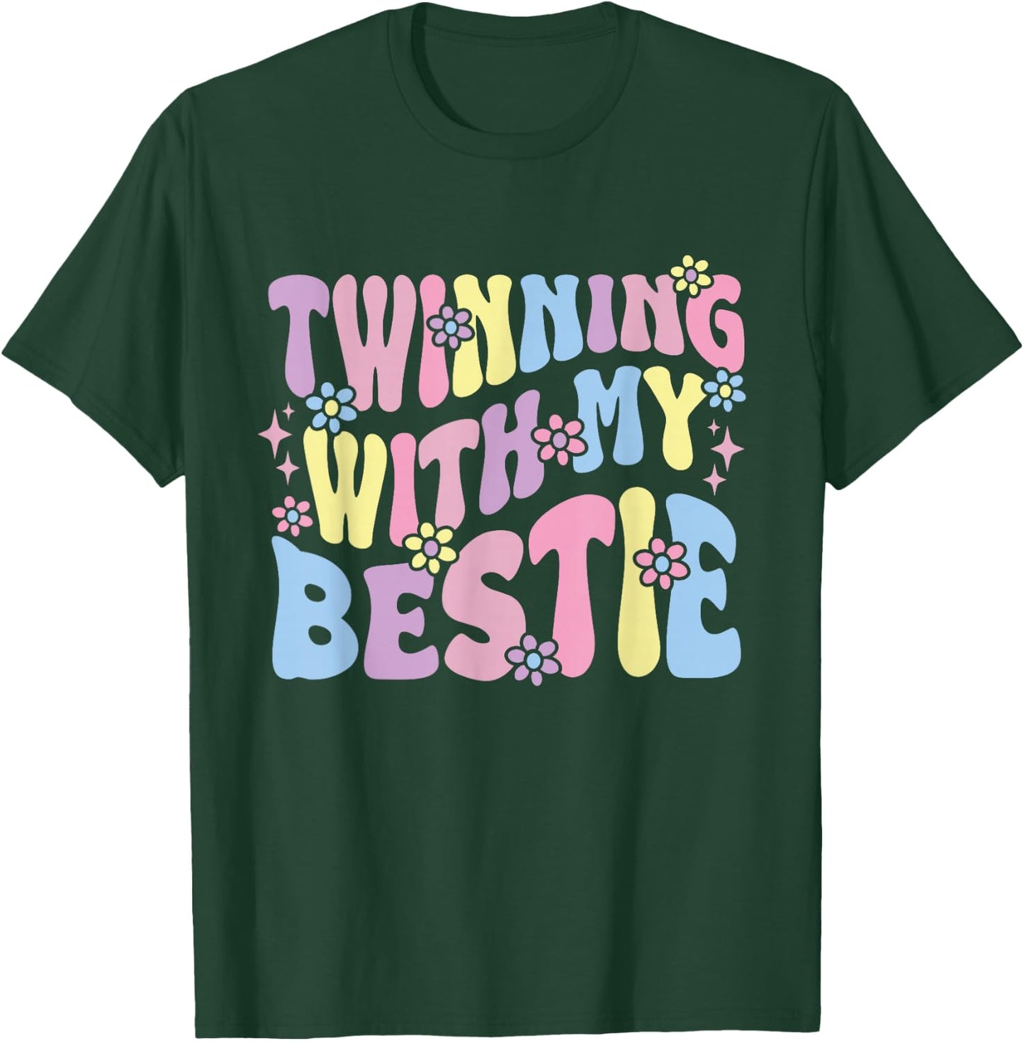 Friends Twinning with My Bestie Spirit Week Girls T-Shirt - T-Shirt | Forest