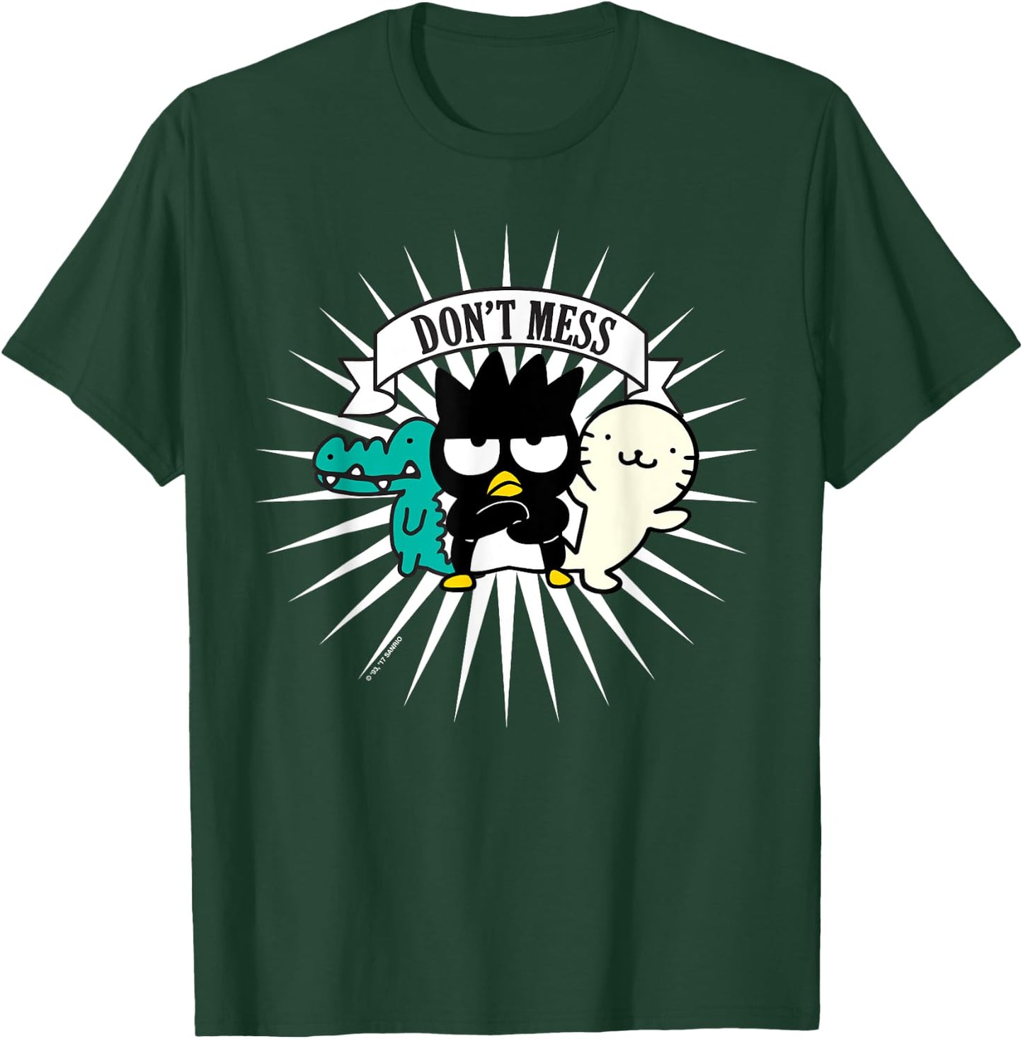 Badtz - Maru and Friends "Don't Mess" Shirt T-Shirt - T-Shirt | Forest