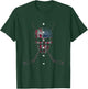 American Flag Skull Hockey Apparel - Hockey Kids Men T-Shirt - T-Shirt | Forest