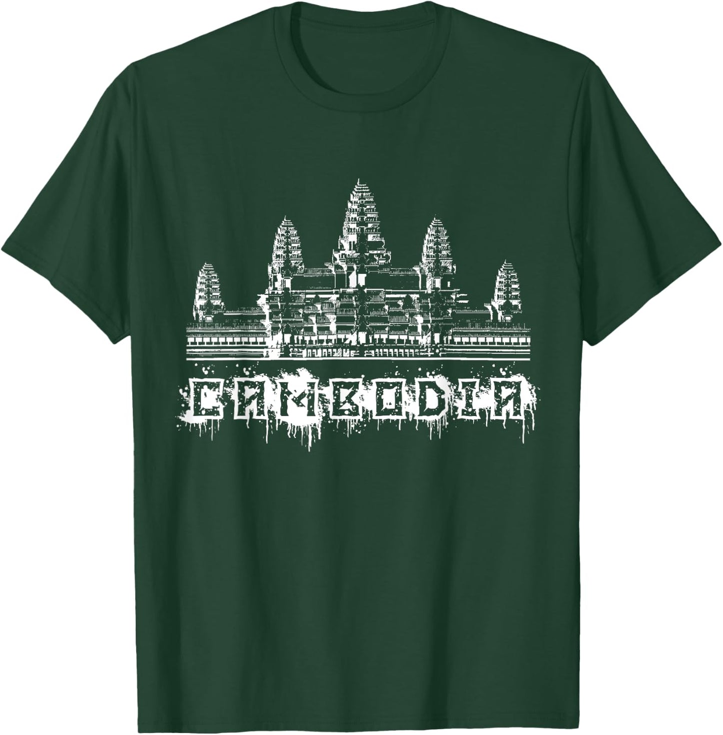 Cambodia Angkor Wat Khmer T-Shirt - T-Shirt | Forest