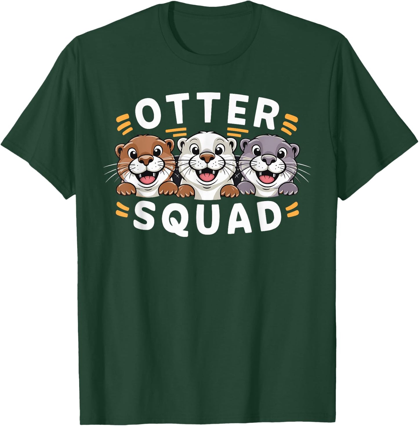 Otter Squad Design for Otter Lover Stuff | Kids Otter T-Shirt - T-Shirt | Forest
