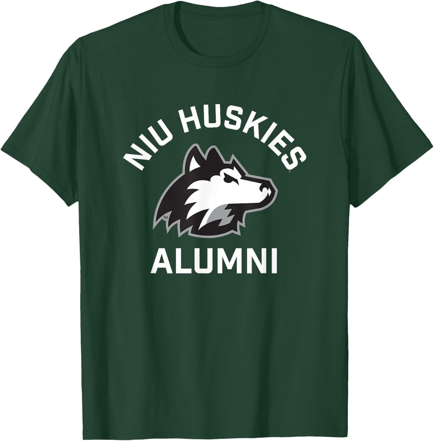 Northern Illinois University NIU Huskies Arched Alumni T-Shirt - T-Shirt | Forest