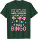 It's All Fun And Games Flamingo Funny Bingo Game Lover Lucky T-Shirt - T-Shirt | Forest