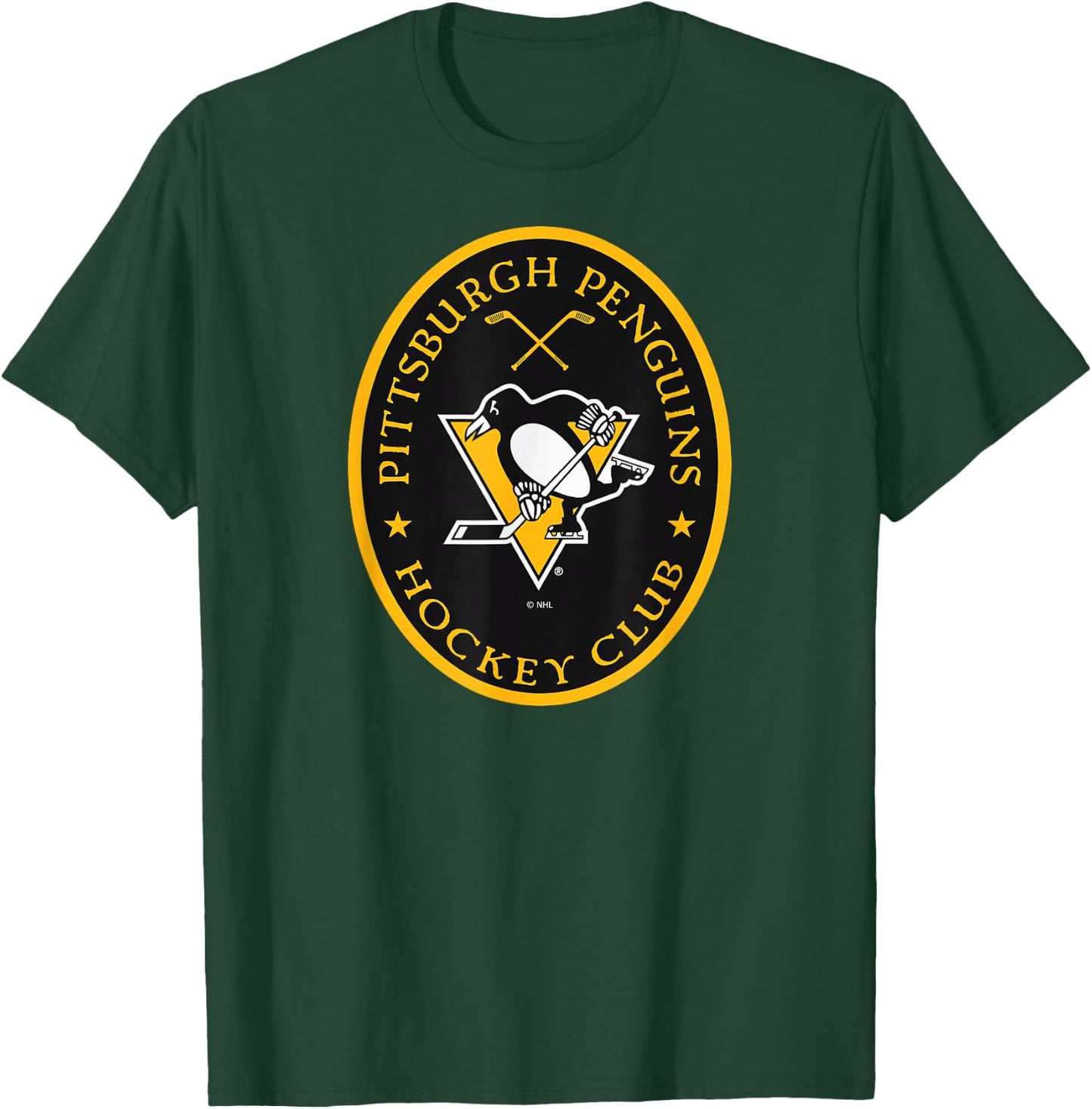 Pittsburgh Penguins Iconic Dark Heather Officially Licensed T-Shirt - T-Shirt | Forest