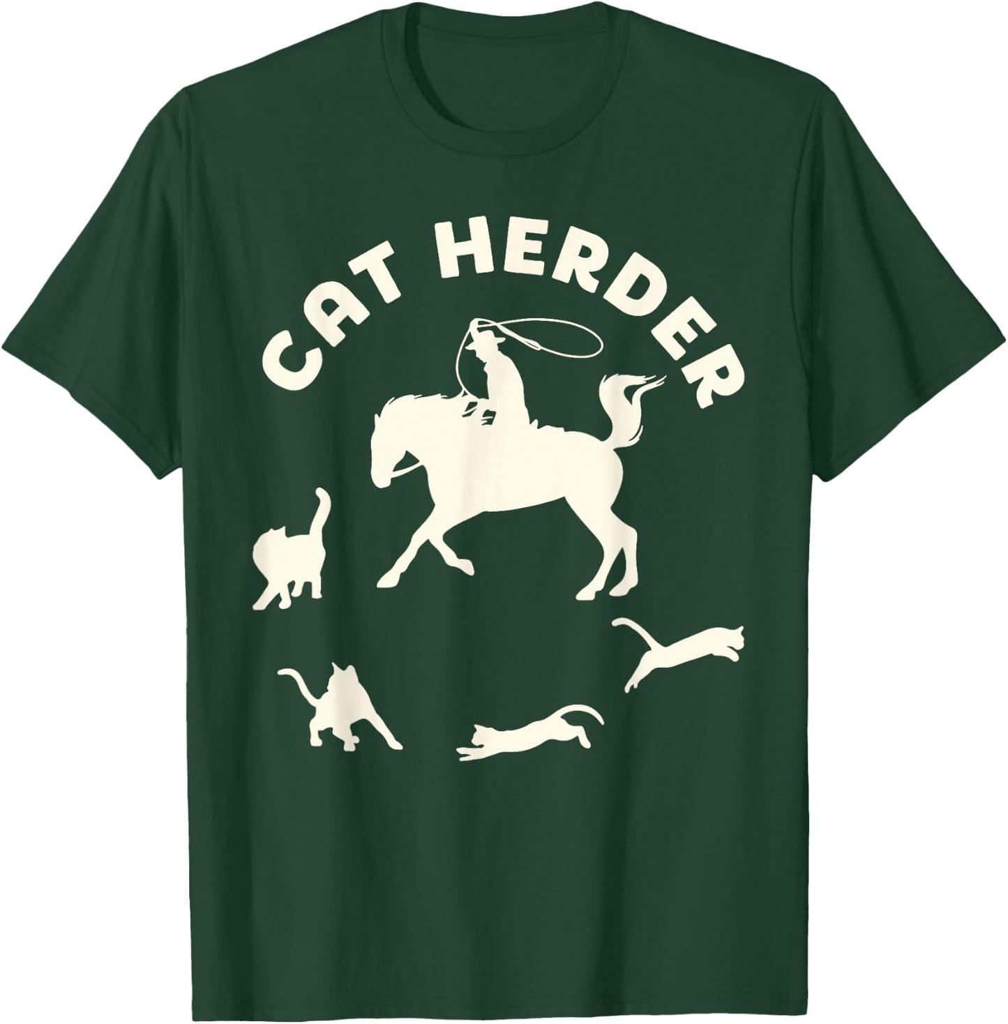 Cat Herder T-Shirt - T-Shirt | Forest