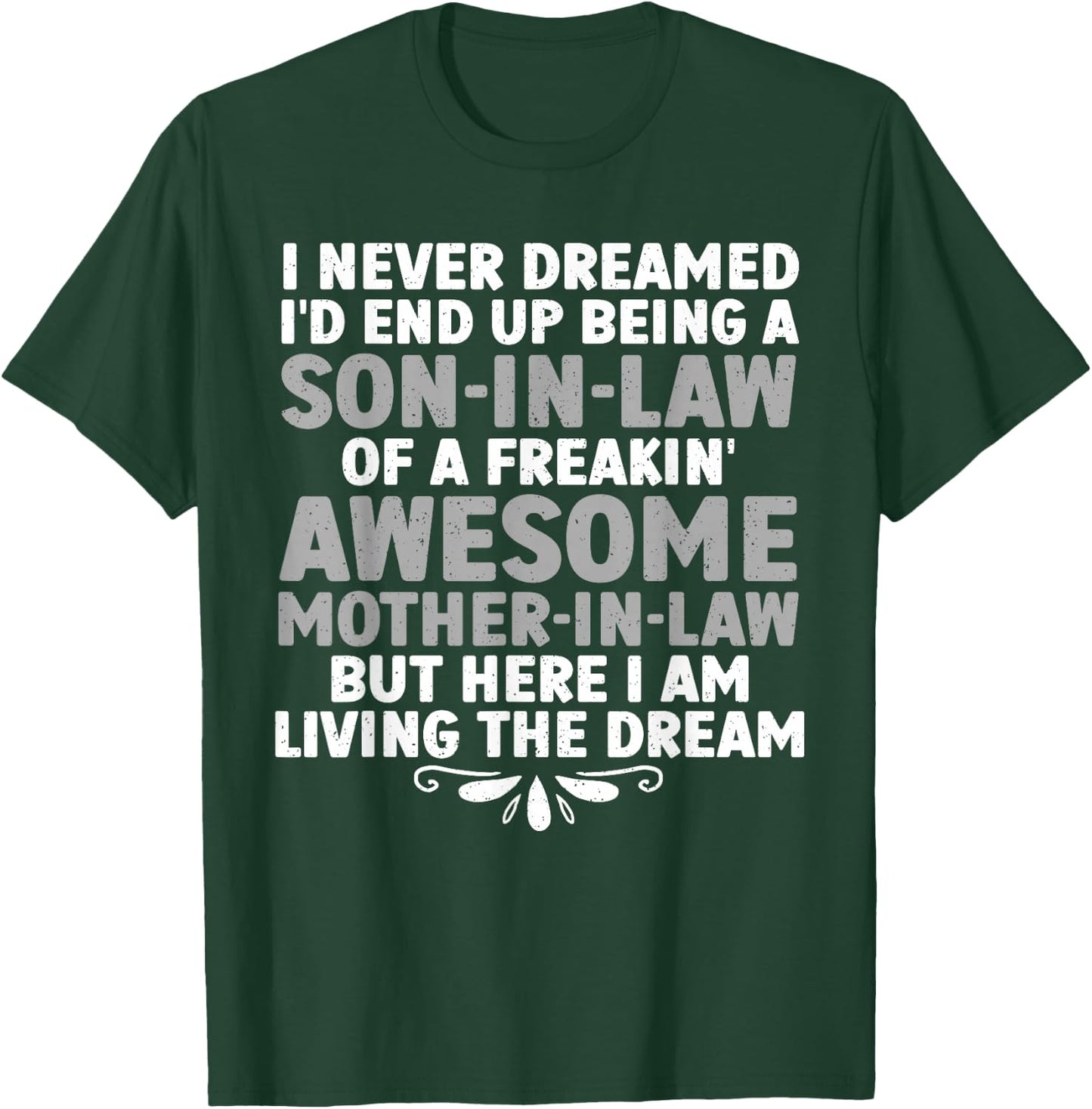 Son in Law Art from Mother in Law Boys Son in Law T-Shirt - T-Shirt | Forest