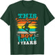 Kids Snowboarding THIS SNOWBOARD BOY TURNS 8 YEARS Children T-Shirt - T-Shirt | Forest